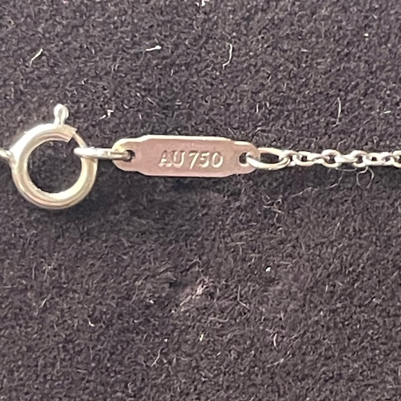 Tiffany & Co Love Necklace with White/Rose Gold and Pave Diamonds - Picture 5 of 12